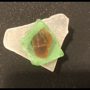 Maine Sea Glass Fridge magnets handcrafted.